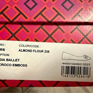 Tory Burch Georgia Ballet Flats in Almond Flour